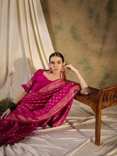 Womens Fashion Ethnic Pink Color Sarees-MLSHWSA1360PNK0ONE